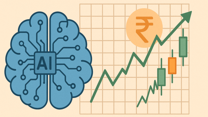 AI Brain and Indian Stock Chart