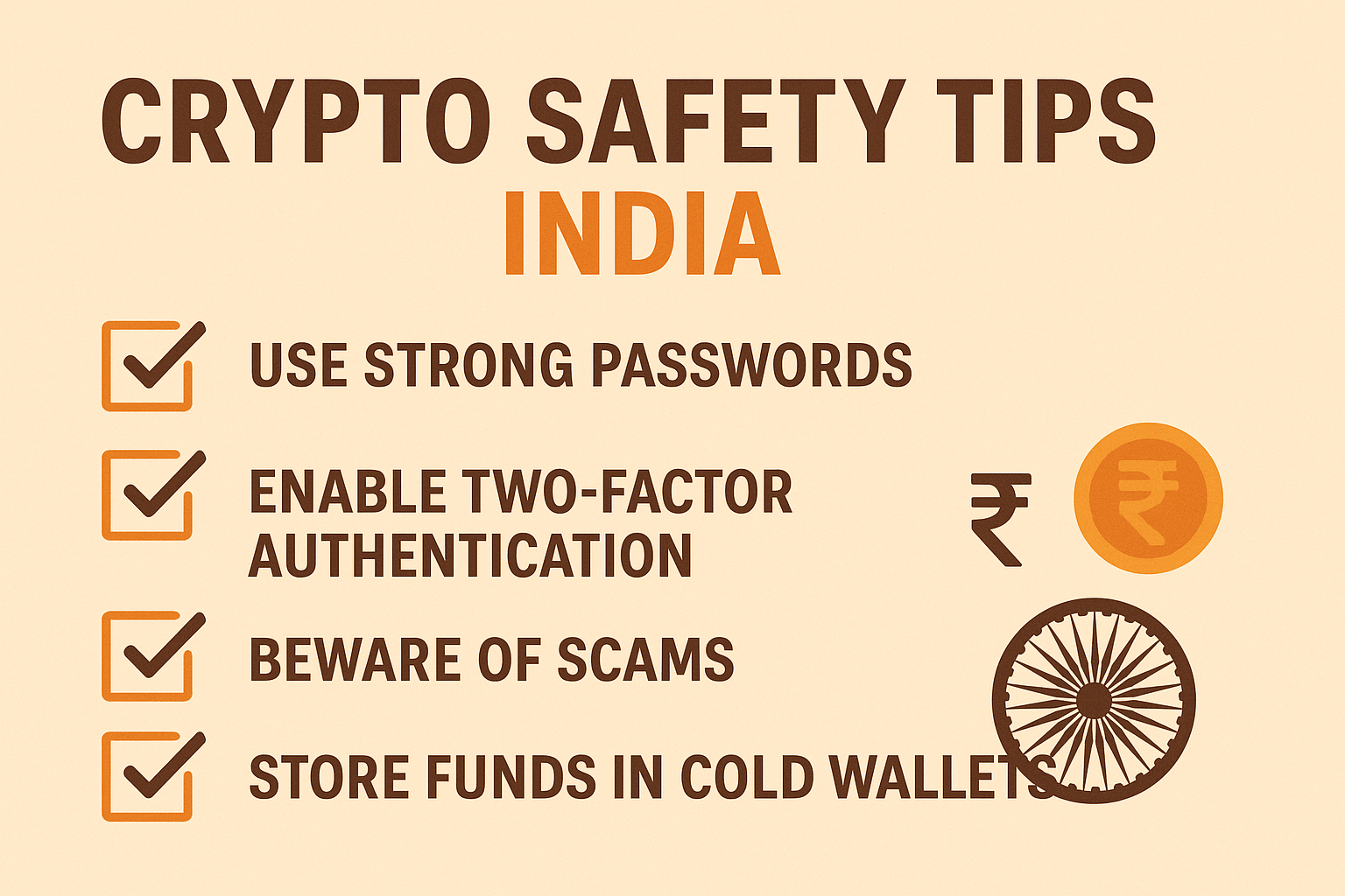 Crypto safety checklist for beginners in India