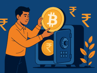How to store crypto safely in India digital vault illustration 2026