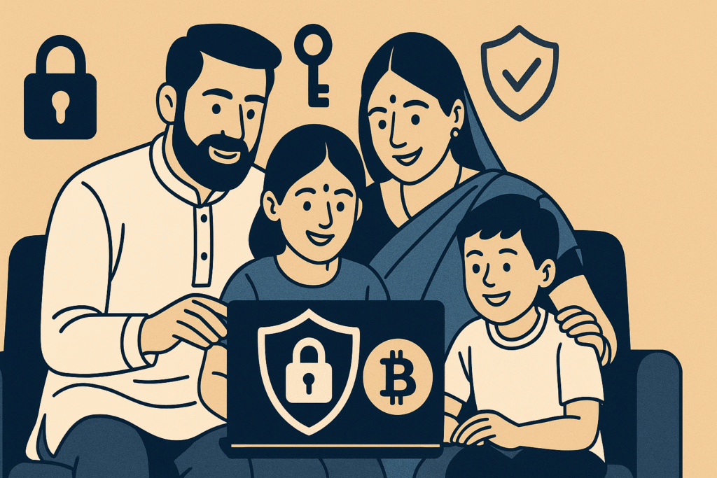 store crypto safely india