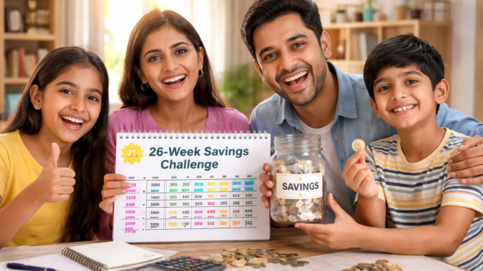 26-week savings challenge india